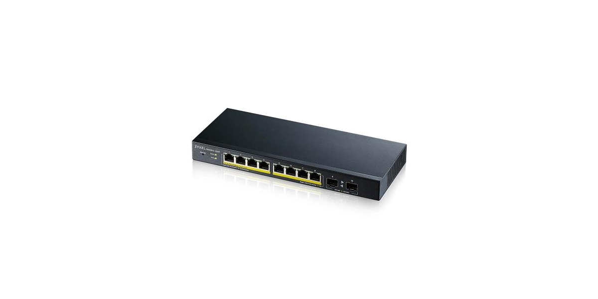 Switch Zyxel GS1900-10HP-EU0102, 8 Porturi, SFP x 2, cu management 