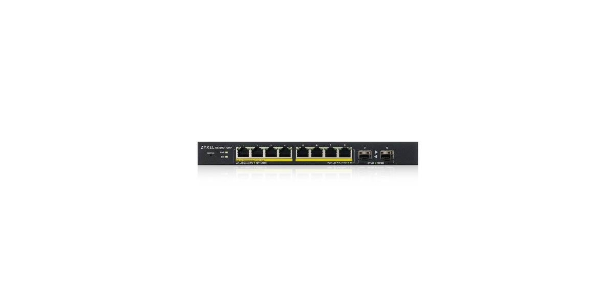 Switch Zyxel GS1900-10HP-EU0102, 8 Porturi, SFP x 2, cu management 769329