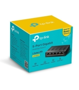 Switch tp-link ls1005g, 5 port, 10/100/1000 mbps Negru 198696