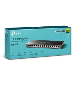 Switch tp-link tl-sg116e, 16 port, 10/100/1000 mbps Negru 198702