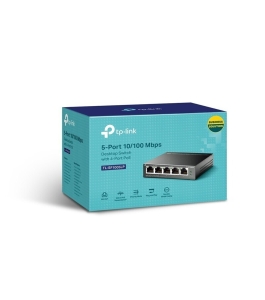 Switch tp-link tl-sf1005lp, 5 port, 10/100 mbps Negru 199577