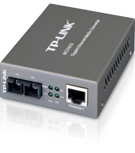 Switch media convertor tp-link mc210cs, 2 porturi Negru 213292