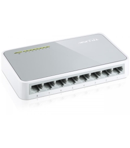 Switch tp-link tl-sf1008d, 8 port, 10/100 mbps Alb 213298