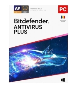 Licenta retail bitdefender antivirus plus pc-uri windows, 1 an, 10...