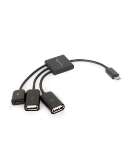 Cablu adaptor otg gembird uhb-otg-02, micro-usb 2.0 (t) la micro-usb 2.0 (m)...