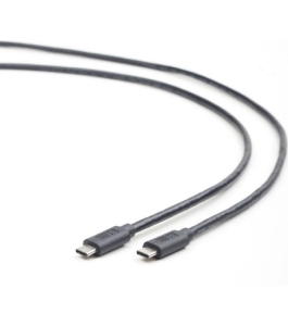 Cablu alimentare si date gembird usb 3.1 type-c la type-c, 1m, negru,...