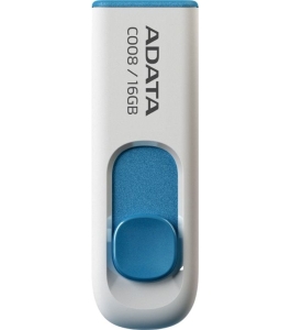 Memorie usb flash drive adata c008, 16gb, usb 2.0, alb 312993