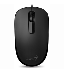 Mouse genius dx-125 - negru, usb, optic, 1000 dpi, 3 butoane + scroll Negru...