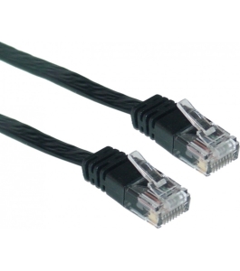 Patch cord utp awg26 gembird cat5e, cupru-aluminiu, 5 m, negru 313040