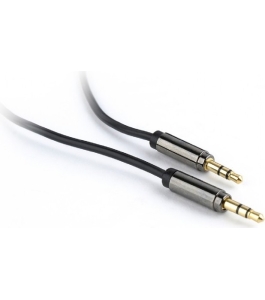 Cablu audio gembird stereo 3.5 mm jack t/t, 1.8m, conectori auriti, negru -...