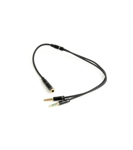 Cablu audio splitter stereo gembird cca-418m - 2x jack 3.5mm t la 1x jack...