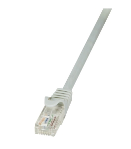 Cablu patch cord utp logilink cat6, 0.5m, gri, awg24 (cp2022u) 314219