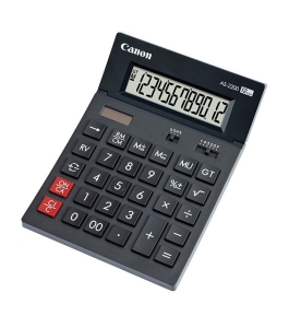 Calculator birou canon as2200, 12 digiti, display lcd, alimentare solara si...