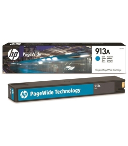 Cartus cerneala hp cyan pagewide nr.913a f6t77ae original hp pagewide pro...