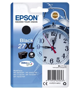 Cartus cerneala original epson black, nr.27xl, pentru workforce...