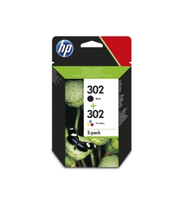 Cartus cerneala original hp black/color, nr.302, pentru dj2130|d3639, ,...