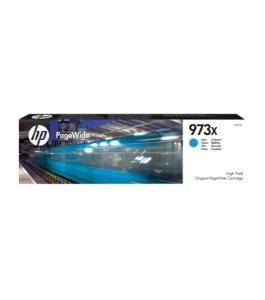 Cartus cerneala original hp cyan, nr.973x, pentru pagewide pro 452|pro 477, ,...