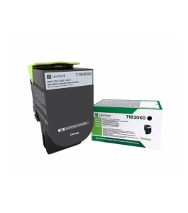 Toner lexmark 71b20k0, black ,return program ,3k,cx317dn/417de/517de/ Negru...