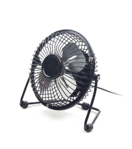 Ventilator gembird de birou nf-03, 4" 145x141mm, corp de metal Negru 313632