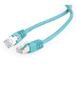 Cablu patch cord ftp gembird cat5e 2m verde awg26 ecranat (pp22-2m/g)...