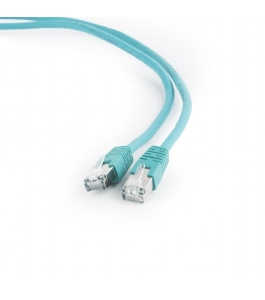 Cablu patch cord ftp gembird cat6, 0.5m, verde, awg26, ecranat (pp6-0.5m/g)...