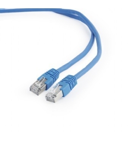 Cablu patch cord ftp gembird cat6 albastru 2m ecranat awg26 (pp6-2m/b)...