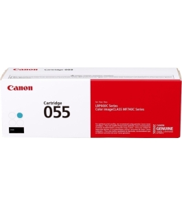 Toner canon crg055c cyan, capacitate 2.1k pagini, pentru lbp66x, mf74x. Cyan...