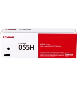 Toner canon crg055h black, high yeld, capacitate 7.6k pagini, pentru lbp66x,...