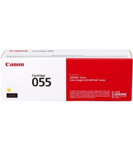 Toner canon crg055y yellow capacitate 2.1k pagini, pentru lbp66x, mf74x....