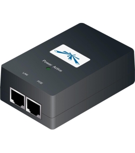 Ubiquiti poe 48v-24w gigabit power adapter, poe-48-24w-g; gigabit lanport;...