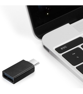 Adaptor gembird usb 2.0 type-c (t) la usb 2.0 (m), negru 316452