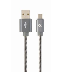 Cablu alimentare si date gembird premium 2m, usb 2.0 (t) la micro-usb 2.0...