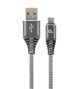 Cablu alimentare si date gembird premium usb 2.0 (t) la usb 2.0 type-c (t),...