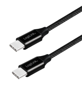 Cablu alimentare si date logilink premium, usb 2.0, usb type-c (t) la usb...