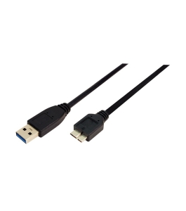 Cablu alimentare si date logilink, usb 3.0 la micro-usb 3.0, 3m, negru...