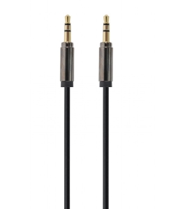 Cablu audio gembird ccap-444-1m stereo, jack 3.5mm, 1m, conectori auriti,...