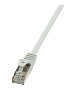 Cablu de retea s/ftp logilink cat5e, 10m, gri, awg26, dublu ecranat - cp1092d...