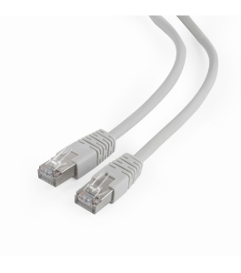 Cablu patch cord ftp gembird cat6, lszh, cupru, 2 m, gri, awg26, ecranat...