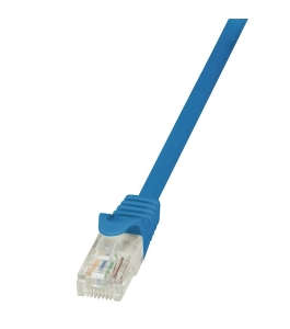 Cablu patch cord utp logilink cat6, 2m, albastru, awg24, cp2056u 316673