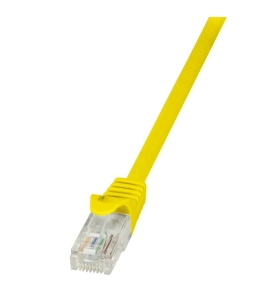 Cablu patch cord utp logilink cp1047u cat5e, cupru-aluminiu, 1.5 m, galben...