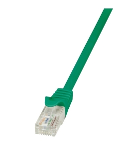 Cablu patch cord utp logilink cp2075u cat6, cupru-aluminiu, 5 m, verde...