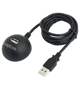 Cablu usb logilink cu0013b, 1.5m, negru Negru 316482