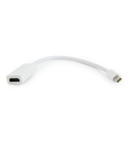 Cablu video gembird mini-displayport (t) la hdmi (m), 10cm, full hd, alb,...