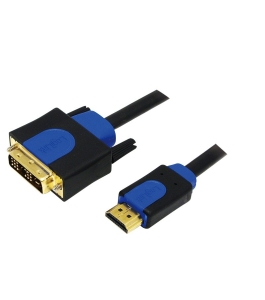 Cablu video logilink chb3102 - adaptor hdmi (t) la dvi-d sl (t), 2m,...