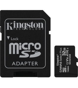 Card de memorie microsd kingston select plus, 32gb, adaptor sd, class 10...