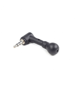 Microfon gembird mic-203 negru, suport direct in jack, conector jack 3.5 mm...