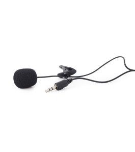 Microfon lavaliera gembird mic-c-01 cu conector jack 3.5 mm - negru Negru...