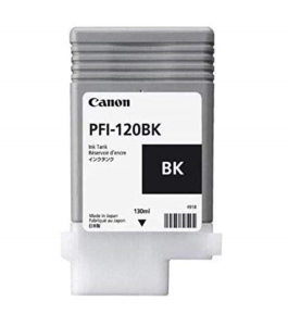 Cartus cerneala canon pfi-120bk, black, capacitate 130ml, pentru canon tm...