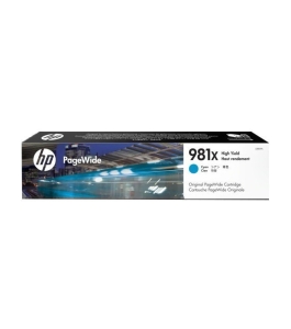 Cartus cerneala original hp cyan, nr.981xl, pentru pagewide e58650|556|586,...