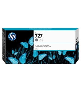 Cartus cerneala original hp grey, nr.727, pentru designjet t1530|t2530|t930,...